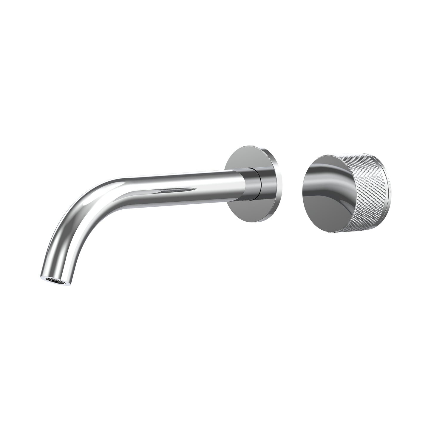 Leggero Wall Basin/Bath Progressive Mixer Set 220 Curved Spout Trim Kit