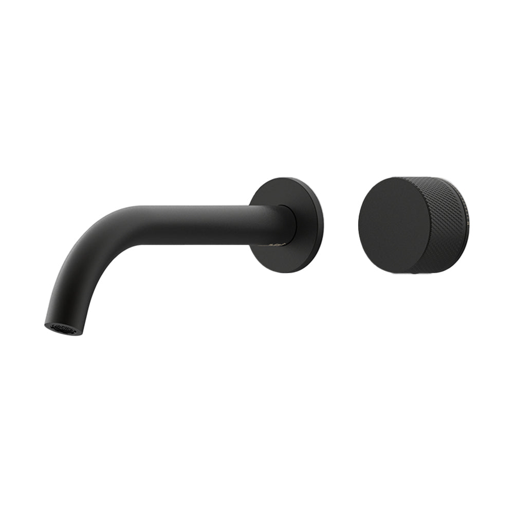 Leggero Wall Basin/Bath Progressive Mixer Set 220 Curved Spout Trim Kit