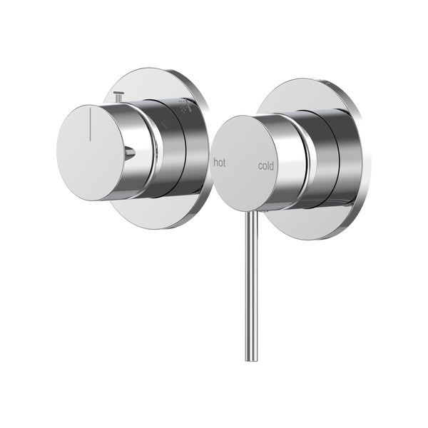 Argia Shower/Wall Mixer with Diverter Lead Free - Chrome