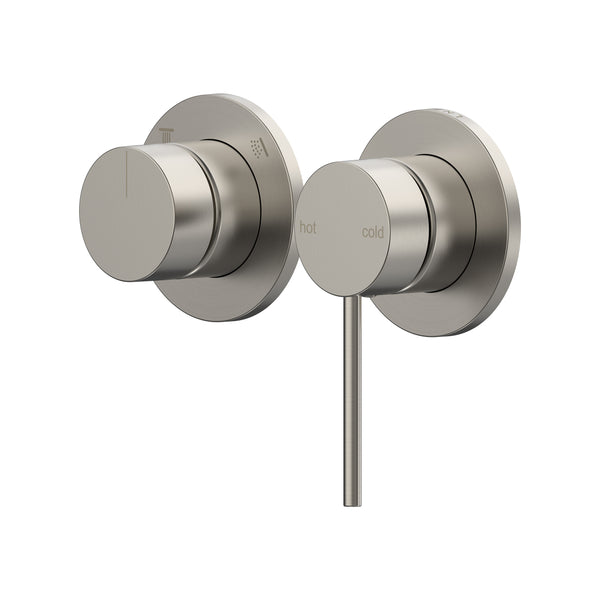 Argia Shower/Wall Mixer with Diverter Lead Free - Brushed Nickel [PVD]