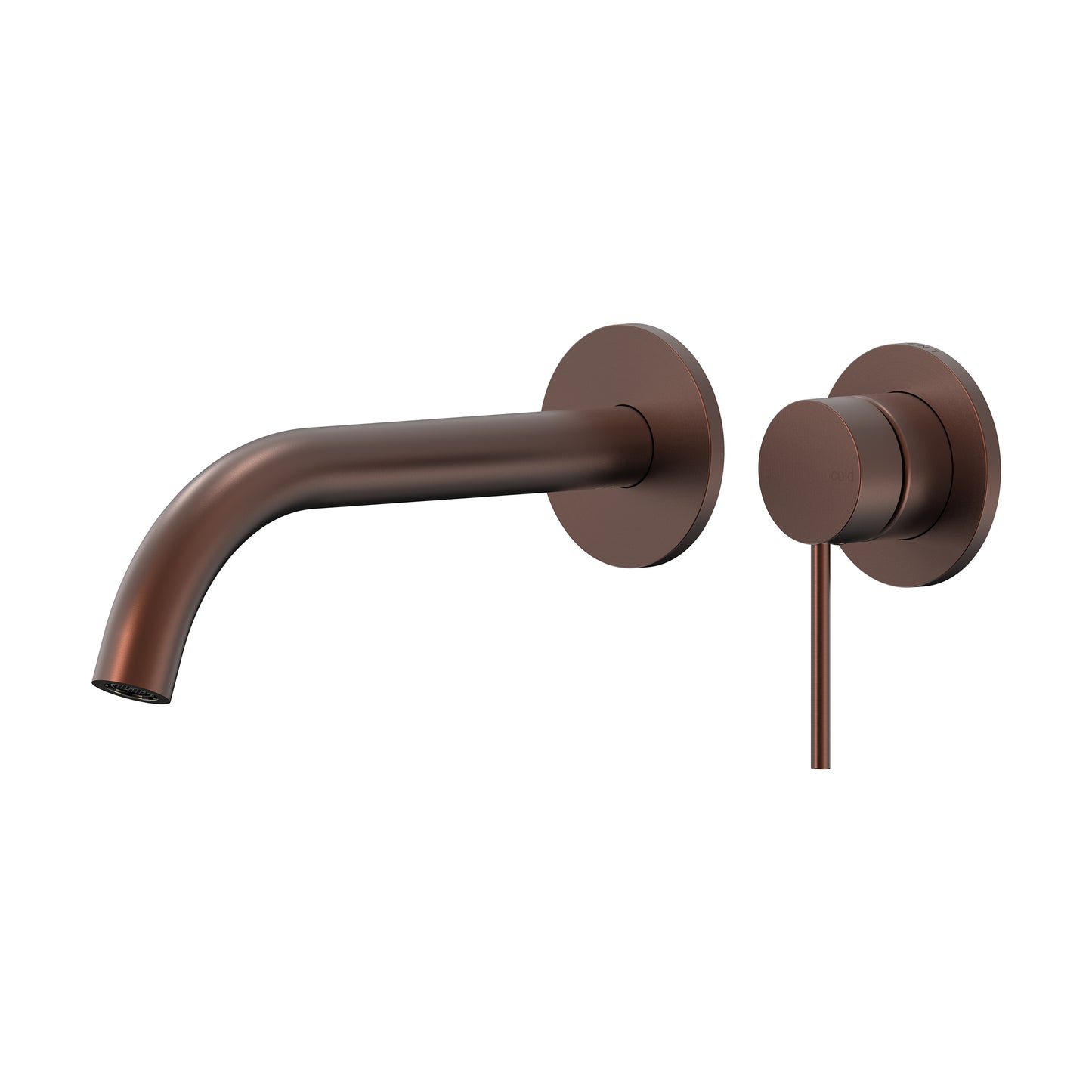 Argia Wall Basin/Bath Mixer Set 220 Curved Spout Lead Free