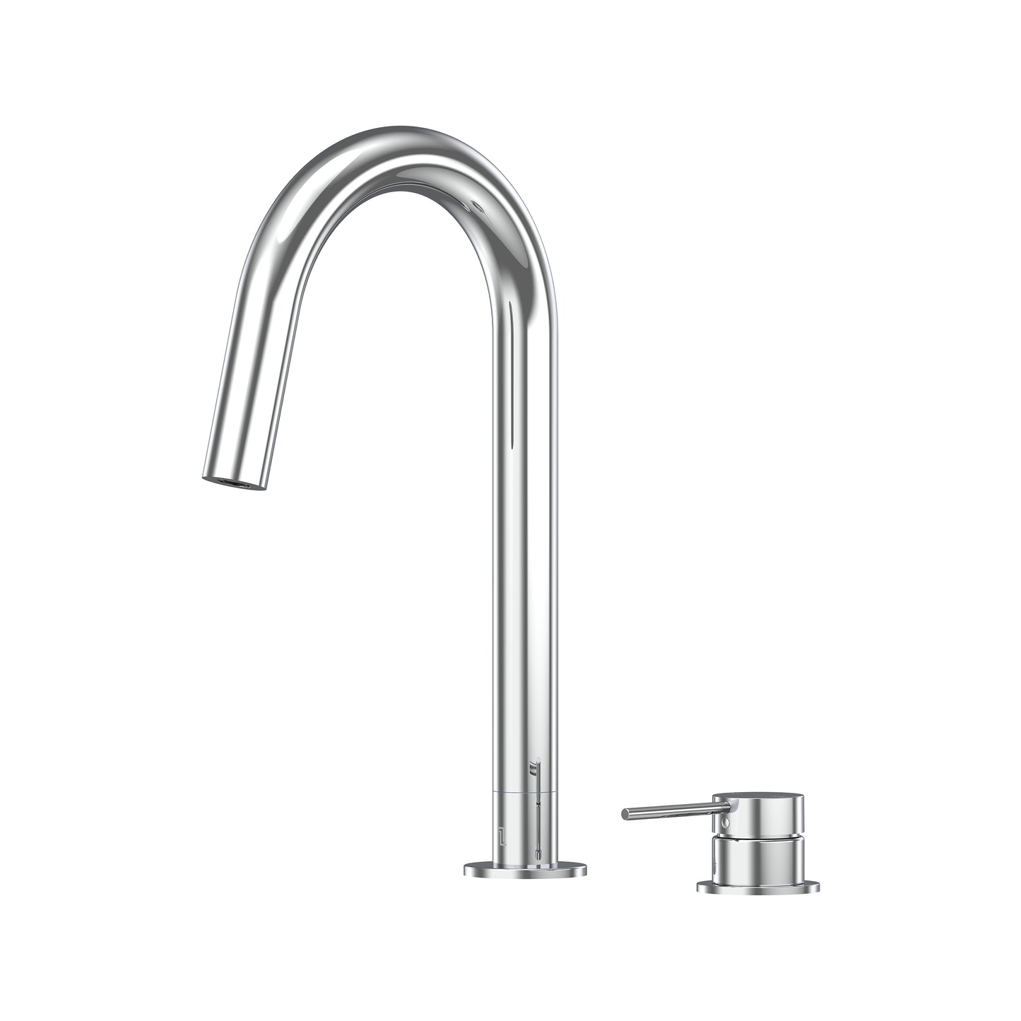 Argia Hob Sink Mixer Set 200 Curved Spout Lead Free