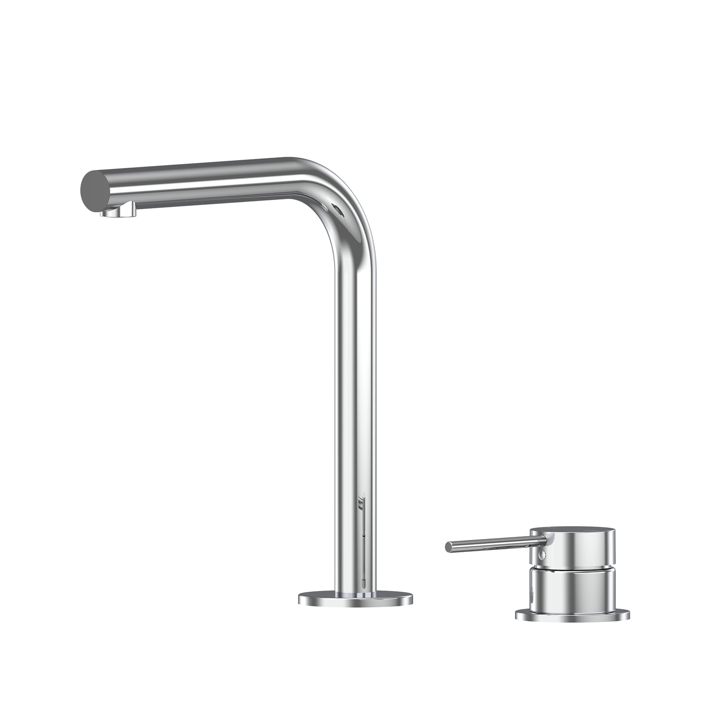 Argia Hob Basin Mixer Set 175 Right Angle Spout Lead Free