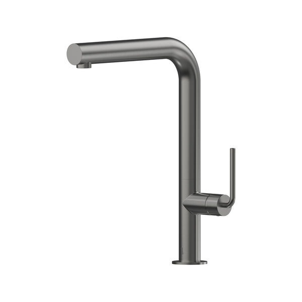 Meira Sink Mixer 220 Right Angle Spout Lead Free - Gun Metal [PVD]