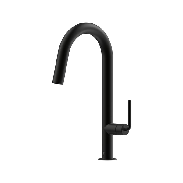 Meira Sink Mixer 200 Curved Spout Lead Free - Matte Black [Electroplated]