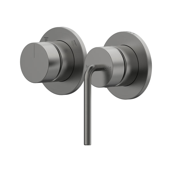 Meira Shower/Wall Mixer with Diverter Lead Free - Gun Metal [PVD]