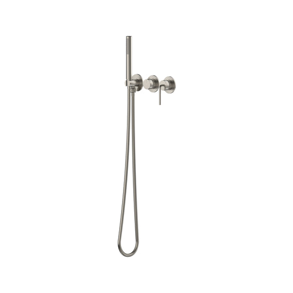Meira Wall Mixer with Diverter & Hand Shower Lead Free - Brushed Nickel [PVD]