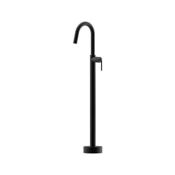 Meira Floor Mounted Bath Mixer Lead Free - Matte Black [Electroplated]