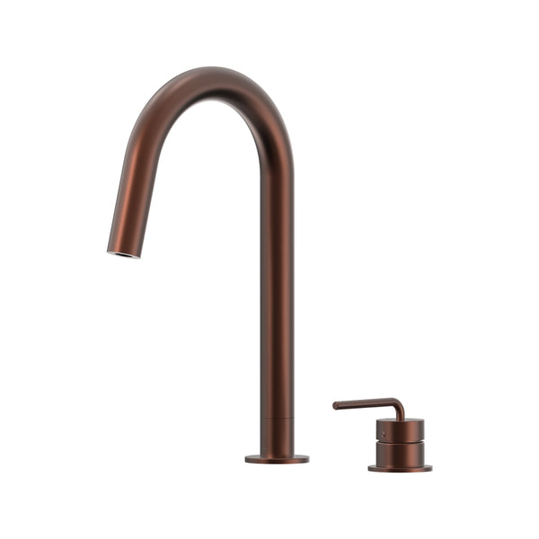 Meira Hob Sink Mixer Set 200 Curved Spout Lead Free