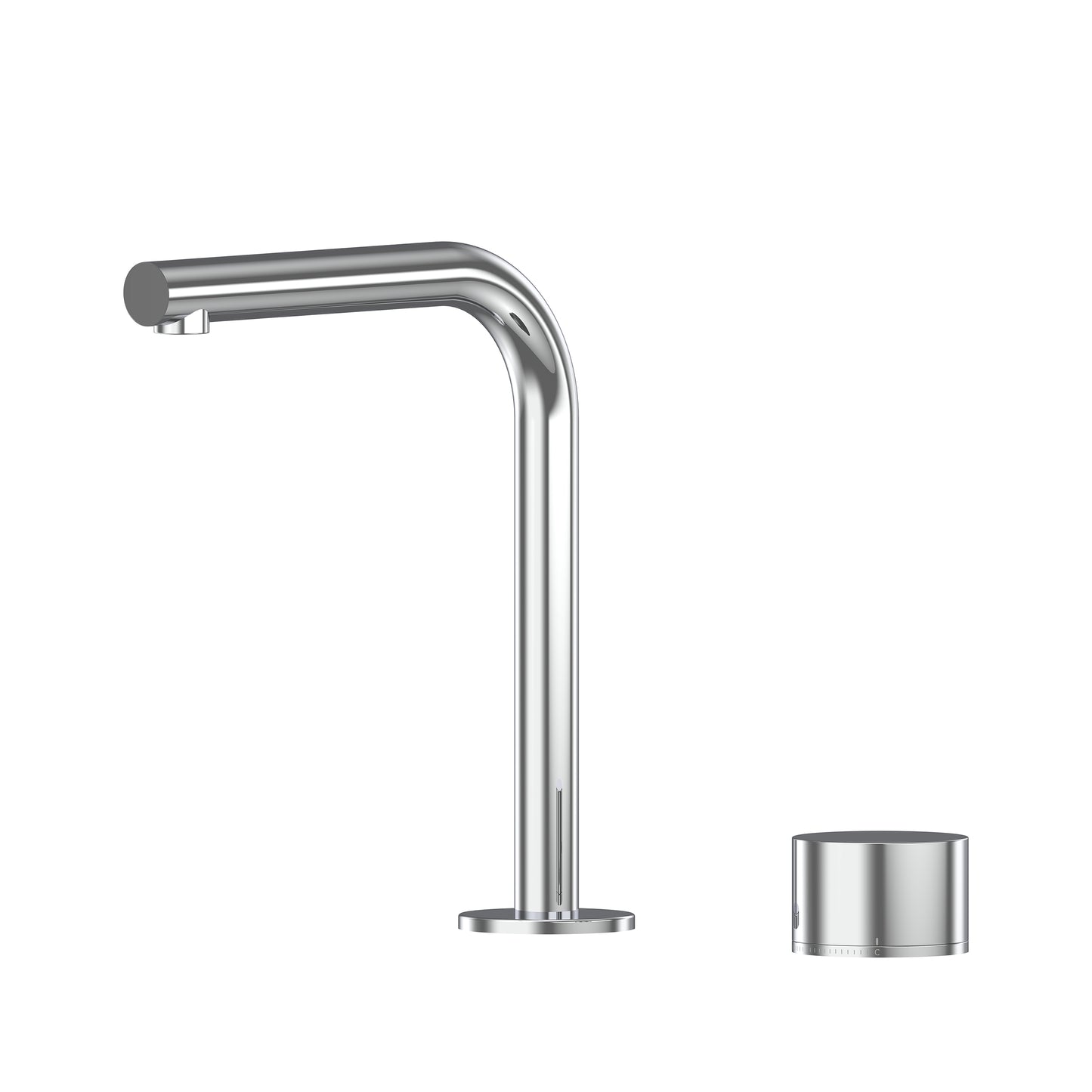 Cahya Hob Progressive Basin Mixer Set 175 Right Angle Spout Brushed Gold Lead Free
