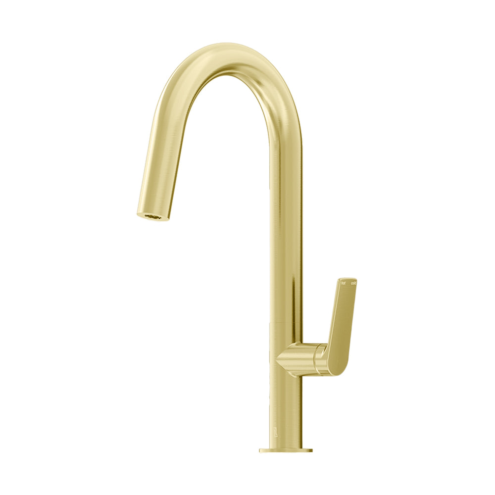 Sereia Sink Mixer 200 Curved Spout Lead Free