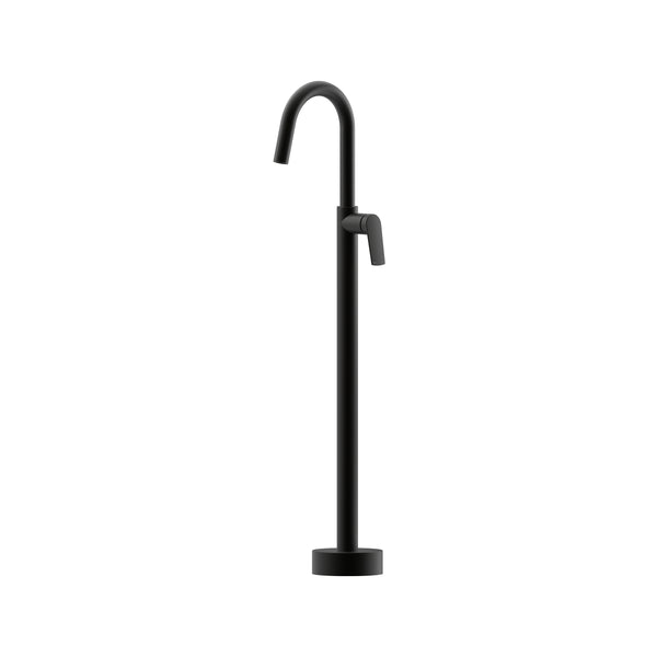 Sereia Floor Mounted Bath Mixer Lead Free - Matte Black [Electroplated]