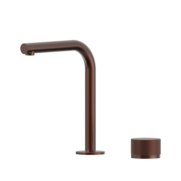 Leggero Hob Progressive Basin Mixer Set 175 Right Angle Spout Lead Free