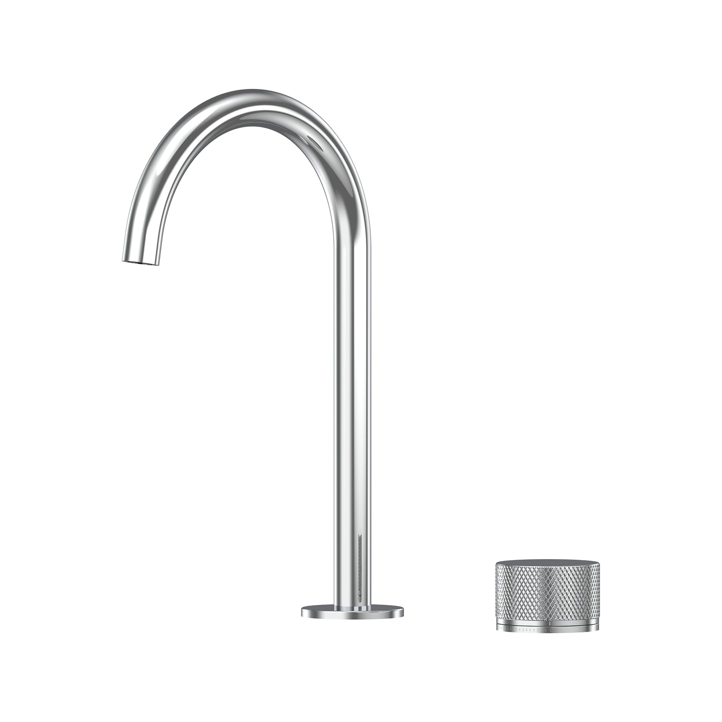 Leggero Hob Progressive Basin Mixer Set 175 Curved Spout Lead Free