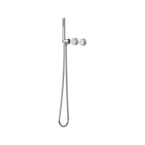 Leggero Wall Progressive Mixer with Diverter & Hand Shower Lead Free - Chrome
