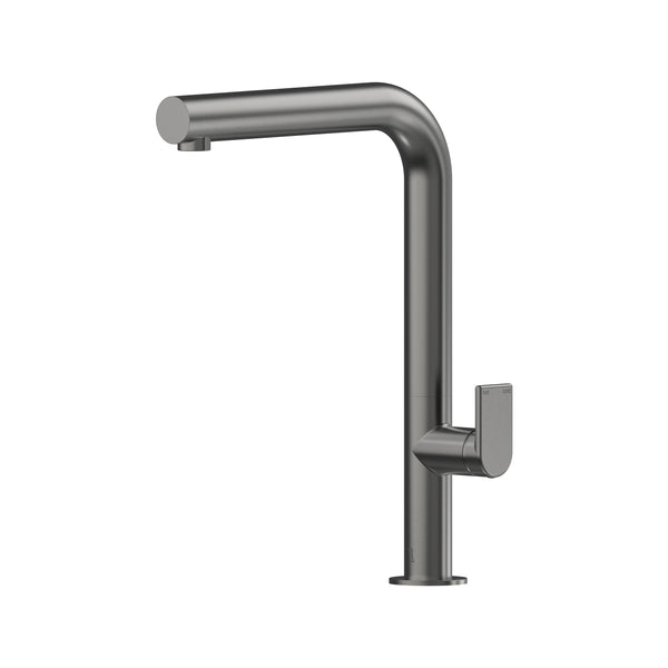 Lekki Sink Mixer 220 Right Angle Spout Lead Free - Gun Metal [PVD]