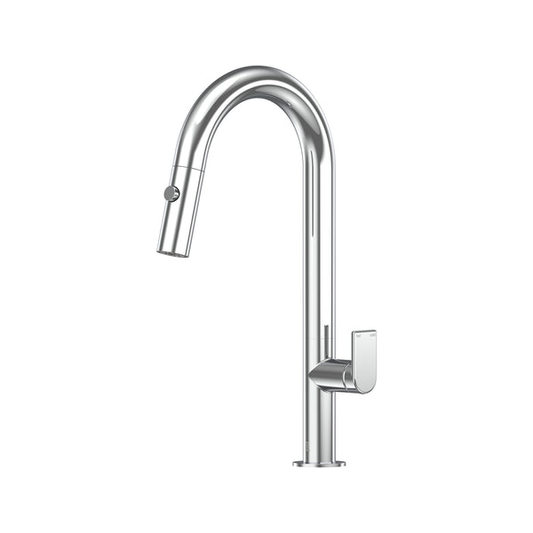 Lekki Pull Out Spray Sink Mixer 200 Curved Spout Lead Free
