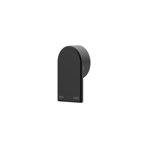 Lekki Shower/Wall Mixer Handle - Matte Black [Electroplated]