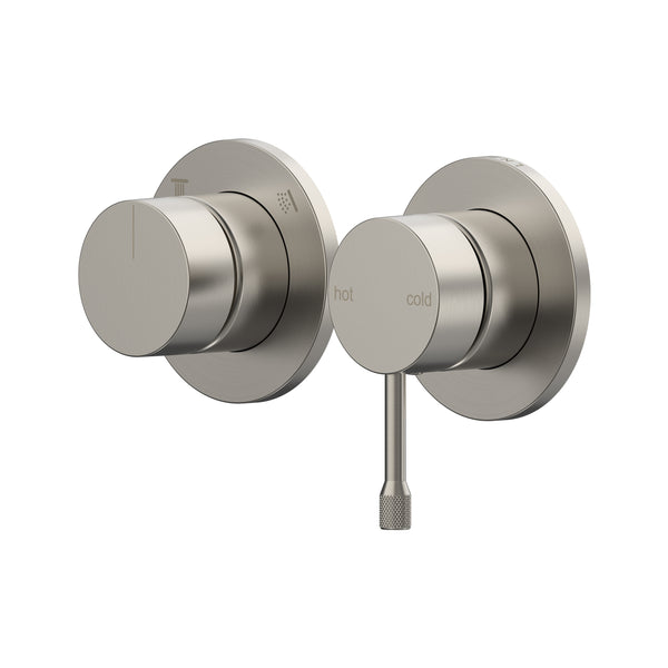 Leora Shower/Wall Mixer with Diverter Lead Free - Brushed Nickel [PVD]
