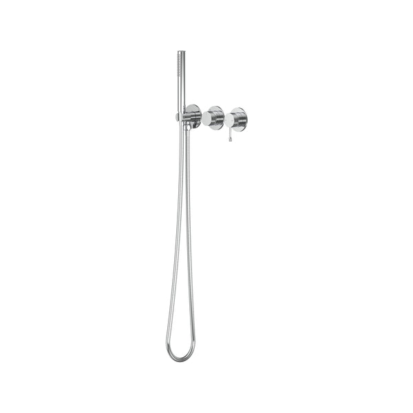 Leora Wall Mixer with Diverter & Hand Shower Lead Free - Chrome