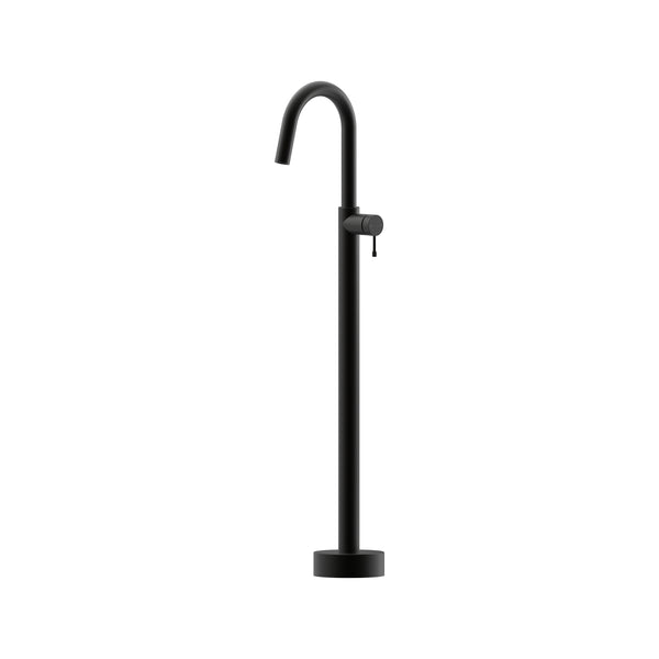 Leora Floor Mounted Bath Mixer Lead Free - Matte Black [Electroplated]