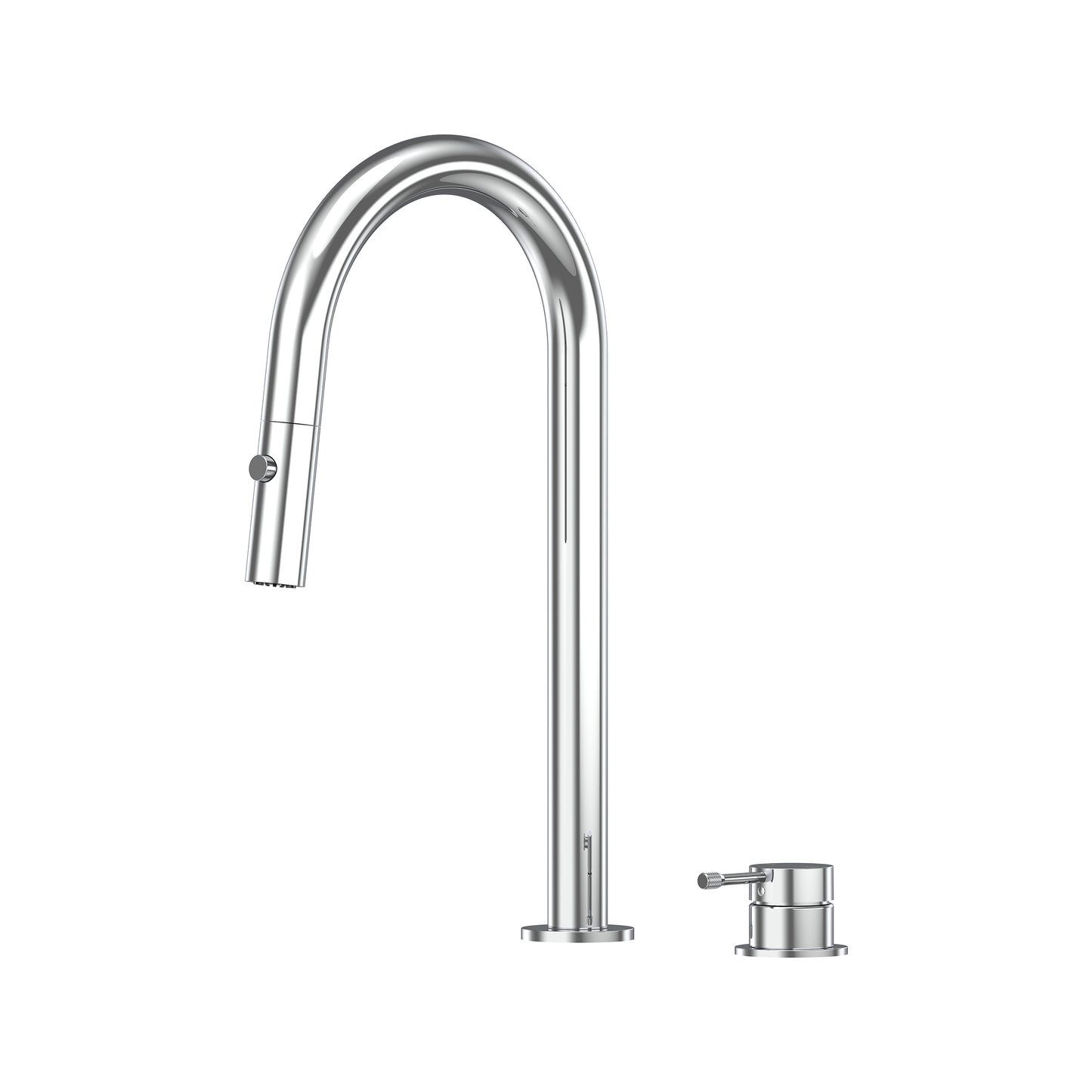 Leora Hob Pull Out Spray Sink Mixer Set 200 Curved Spout Lead Free