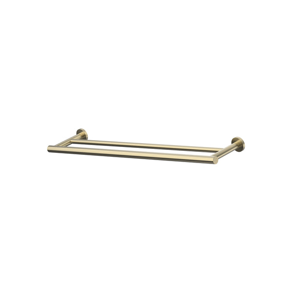 Argia Double Towel Rail 600 - Brushed Gold [PVD]