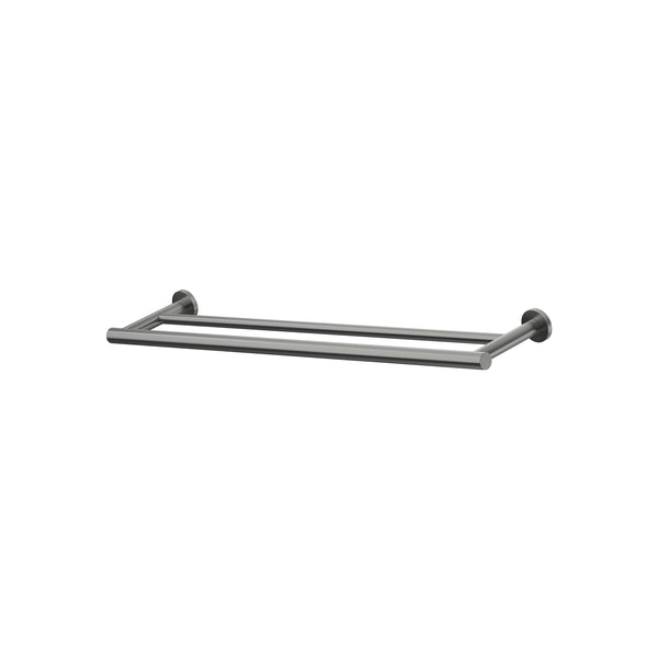 Argia Double Towel Rail 600 - Gun Metal [PVD]