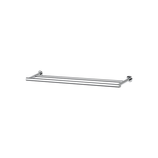 Argia Double Towel Rail 800 - Chrome