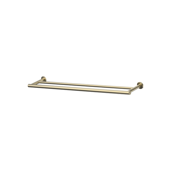 Argia Double Towel Rail 800 - Brushed Gold [PVD]