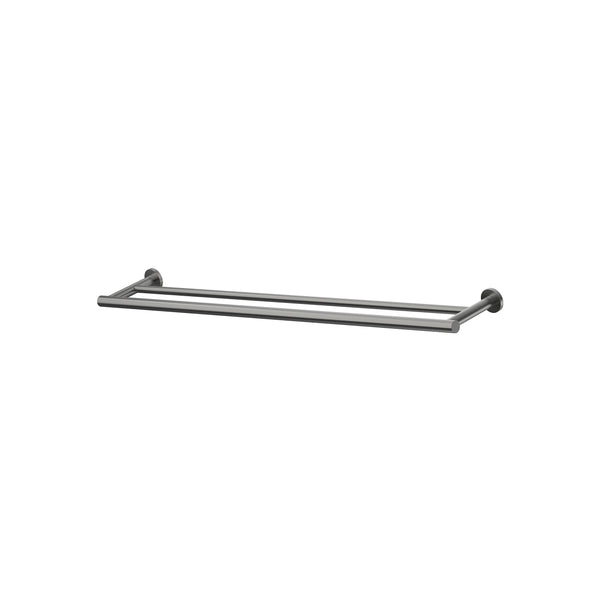 Argia Double Towel Rail 800 - Gun Metal [PVD]