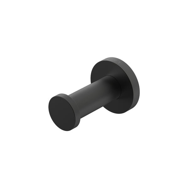 Argia Robe Hook - Matte Black [Electroplated]