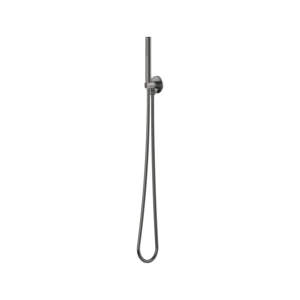 Elanna Baton Hand Shower on Fixed Elbow 60/75 - Gun Metal [PVD]