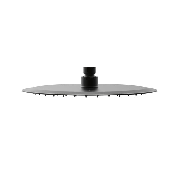 Elanna Rain Shower Head 250 Round - Matte Black [Electroplated]