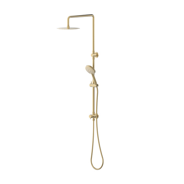 Elanna Combination Shower Set with Squareline Arm - Brushed Gold [PVD]