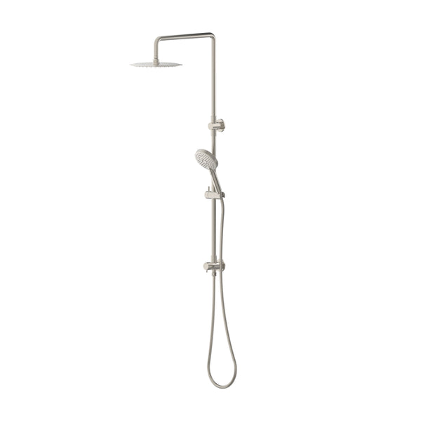 Elanna Combination Shower Set with Squareline Arm - Brushed Nickel [PVD]
