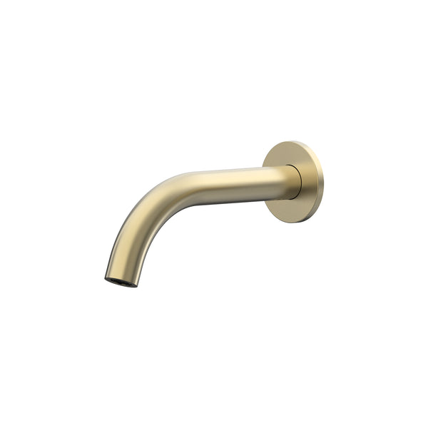 Leggero Wall Basin/Bath 180 Curved Spout Lead Free - Brushed Gold [PVD]