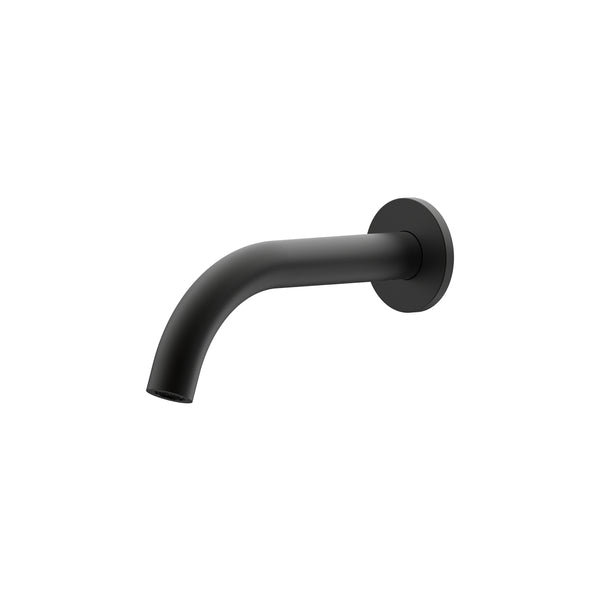 Leggero Wall Basin/Bath 180 Curved Spout Lead Free - Matte Black [Electroplated]