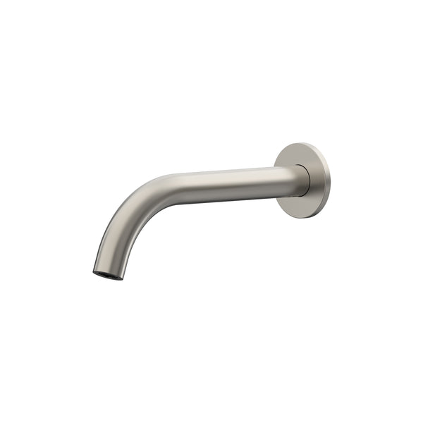Leggero Wall Basin/Bath 220 Curved Spout Lead Free - Brushed Nickel [PVD]