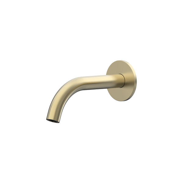Argia Wall Basin/Bath 180 Curved Spout - Brushed Gold [PVD]