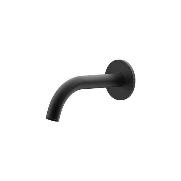 Argia Wall Basin/Bath 180 Curved Spout - Matte Black [Electroplated]