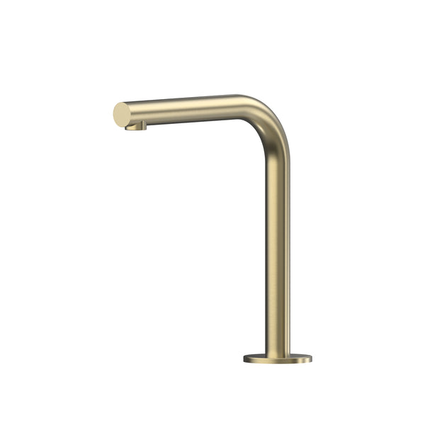Leggero Fixed Hob Basin 175 Right Angle Spout Lead Free - Brushed Gold [PVD]