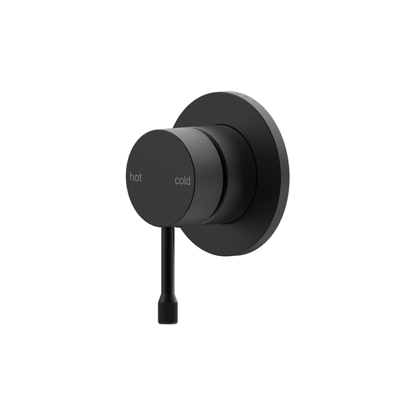 Leora Shower/Wall Mixer Trim Kit - Matte Black [Electroplated]