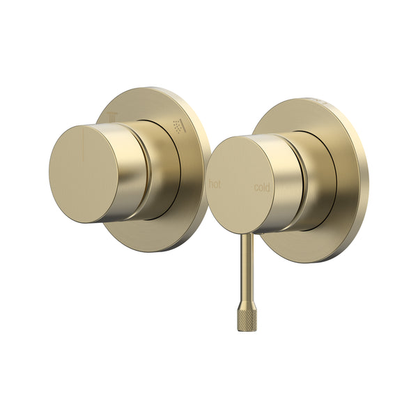 Leora Shower/Wall Mixer with Diverter Trim Kit - Brushed Gold [PVD]
