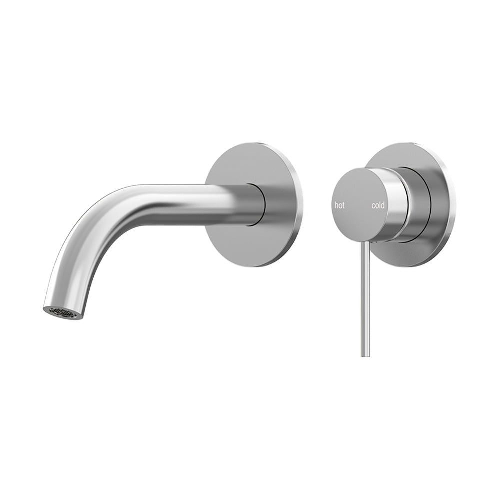 Argia Wall Basin/Bath Mixer Set 180 Curved Spout Trim Kit Lead Free