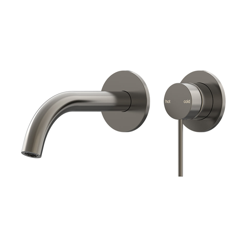 Argia Wall Basin/Bath Mixer Set 180 Curved Spout Trim Kit Lead Free