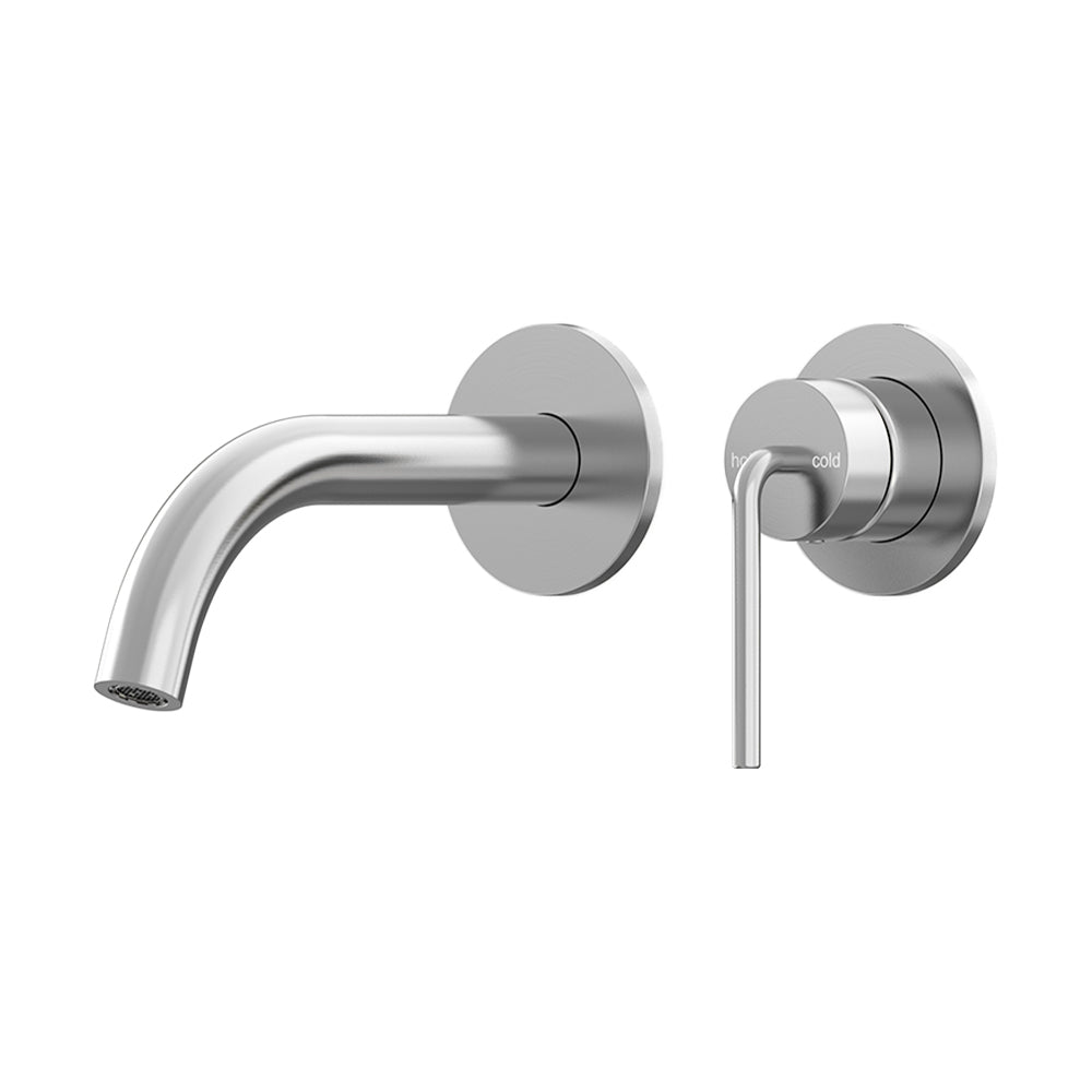 Meira Wall Basin/Bath Mixer Set 180 Curved Spout Trim Kit Lead Free