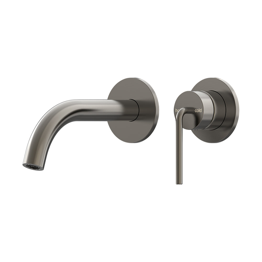 Meira Wall Basin/Bath Mixer Set 180 Curved Spout Trim Kit Lead Free