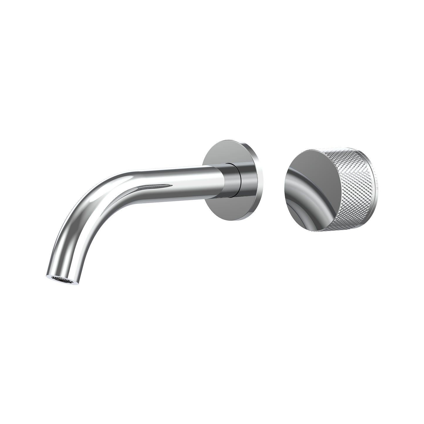 Leggero Wall Basin/Bath Progressive Mixer Set 180 Curved Spout Trim Kit Lead Free