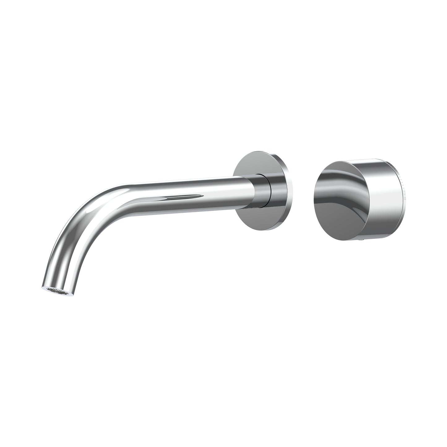 Cahya Wall Basin/Bath Progressive Mixer Set 220 Curved Spout Trim Kit Lead Free